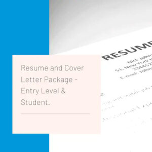 Entry Level & Graduate Resume & Cover Letter