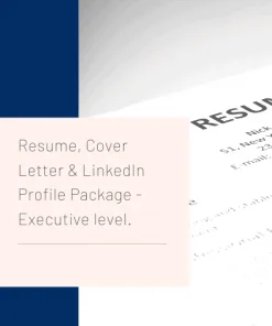 Executive Resume and Cover Letter Service