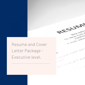 Executive resume and cover letter writing