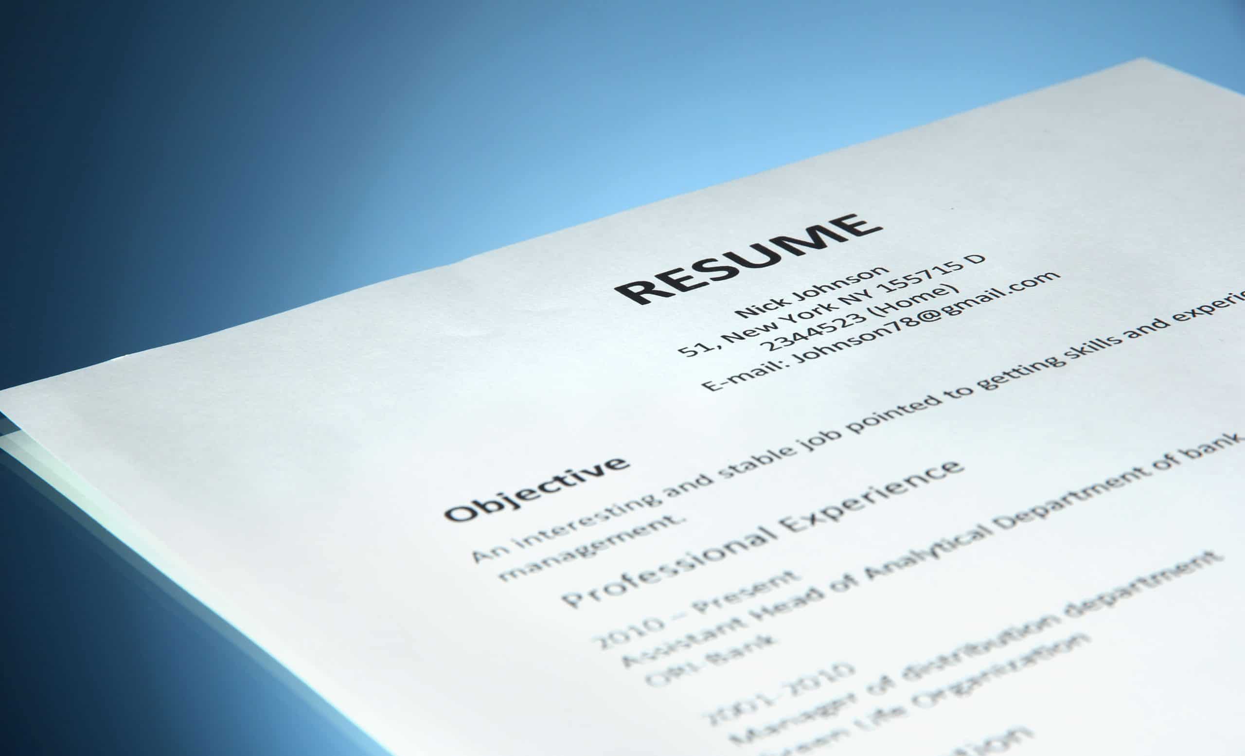 resume services gold coast