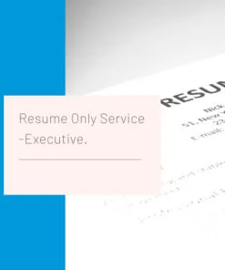 Executive LEVEL Resume Only – No Cover Letter