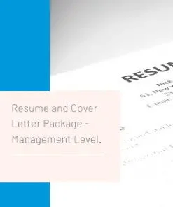 Management Resume & Cover Letter