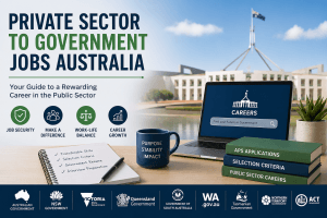 private sector to government jobs Australia