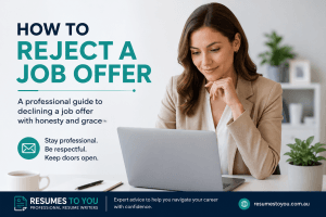 How to Reject a Job Offer Professionally