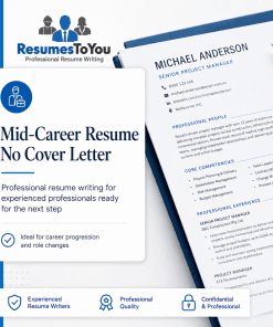 Mid-career resume writing service Australia by Resumes To You